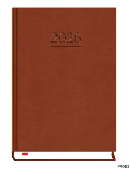 Terminarz Powszechny B6 2026 - ciemno brązowy Michalczyk i Prokop T-200V-S2