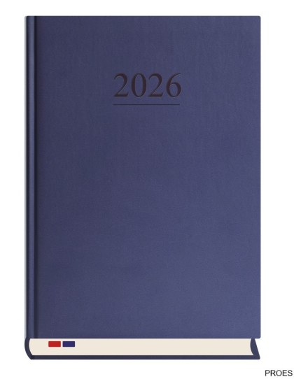 Terminarz Stacjonarny A4 2026 - granatowy Michalczyk i Prokop T-229V-G