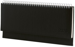 Terminarz leżący Vivella KB047VB czarny 2026 WOKÓŁ NAS