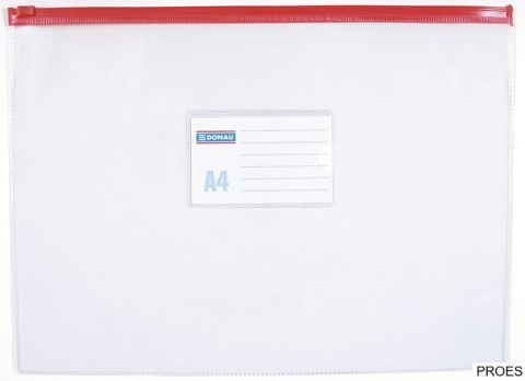 Torebka na suw.ZIPPER BAG A4 PVC 330 17980001PL-00 DONAU