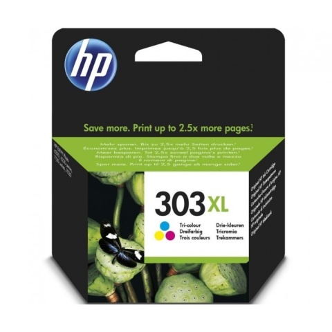 Tusz HP 303XL (T6N03AE) CMY 415str.