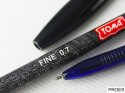 Długopis JEANS Medium końcówka fine 0,8mm, niebieski TO-049 Toma