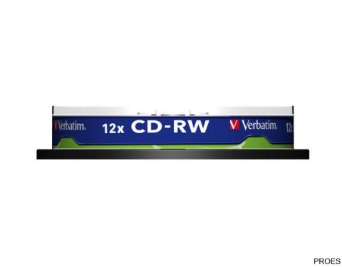 Płyta CD-RW VERBATIM CAKE(10) 700MB x12 43480 Płyta CD-RW VERBATIM CAKE(10) 700MB x12 43480