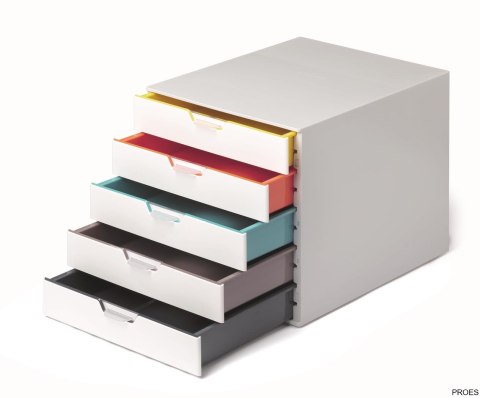 Pojemnik VARICOLOR z 5 kolorowymi szufladkami DURABLE 762527