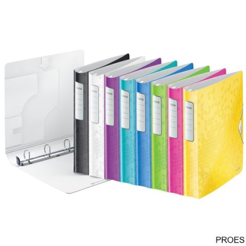 Segregator ofertowy A4 4DR/30mm różowy LEITZ WOW 42400023 Segregator ofertowy A4 4DR/30mm różowy LEITZ WOW 42400023