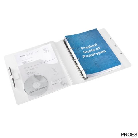 Segregator ofertowy A4 4DR/30mm różowy LEITZ WOW 42400023 Segregator ofertowy A4 4DR/30mm różowy LEITZ WOW 42400023
