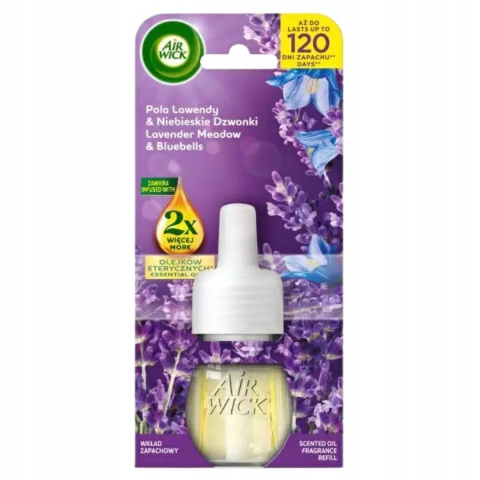 AIR WICK odświeżacz Elektryczny Pola Lawendy i Niebieskie dzwonki wkład 19 ml 18277