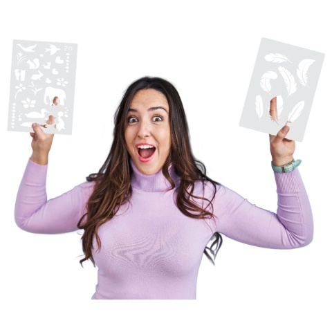 Airbrush zestaw spray: pistolet + markery Fiorello GR-8900N