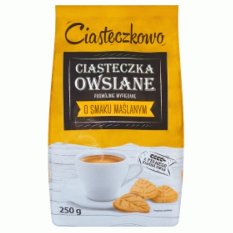 Ciasteczka owsiane maślane 250g SANTE