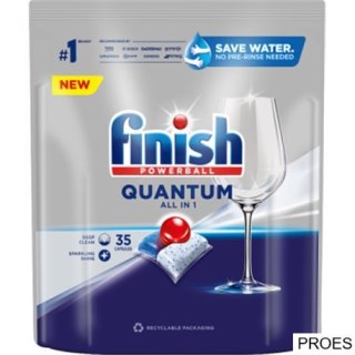 FINISH Kapsułki do zmywarki Quantum All-in-1 35 fresh