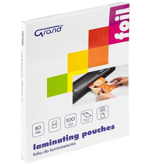 Folia do laminacji A5 80mic 100 ark GRAND 160-2506