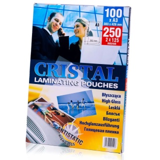 Folia laminacyjna A3 błyszcząca 125 mic, Argo, 303 x 426 mm (100) ARGO standard