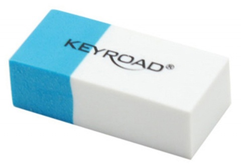 Gumka wielofunkcyjna KEYROAD Duo Eraser, niebieskie, KR971645