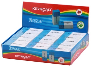 Gumka wielofunkcyjna KEYROAD Duo Eraser, niebieskie, KR971645