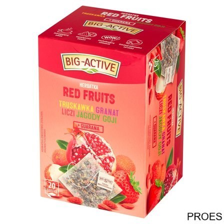 Herbata BIG-ACTIVE RED FRUTIS 20 kopert/45g owocowo-ziołowa