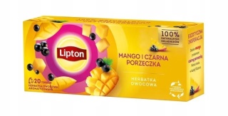 Herbata LIPTON owocowa, mango i czarna porzeczka, 20 torebek, SP-013661