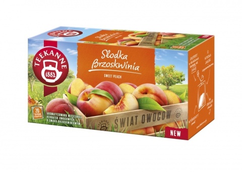 Herbata TEEKANNE World of Fruits, Słodka Brzoskwinia, 20 kopert, SP-067824
