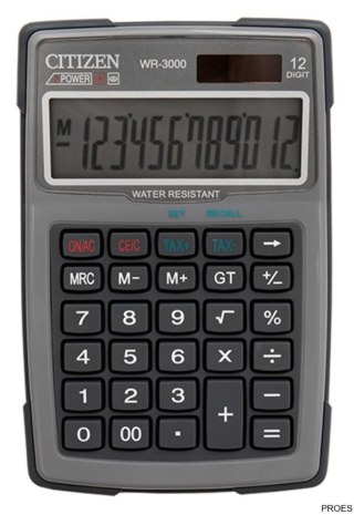 Kalkulator specjalny CITIZEN WR3000NRGYE WR3000GY