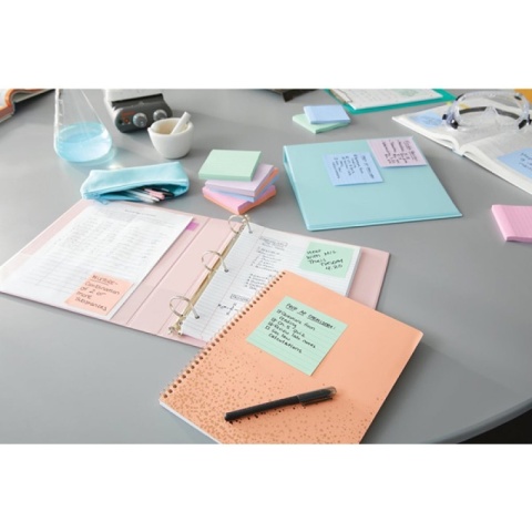 Karteczki samoprzylepne Post-it_ Super Sticky, SOULFUL, 76x76mm, 6x90 kart., 3M-4054596925953
