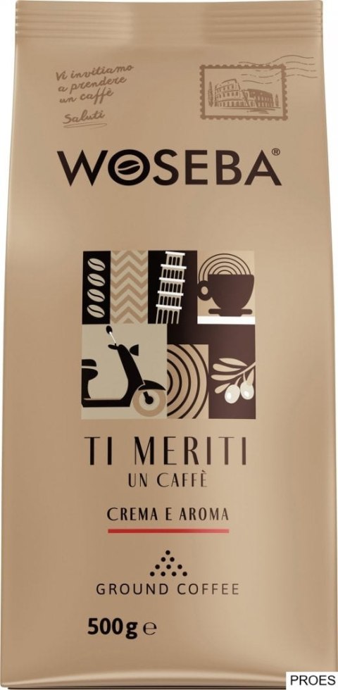 Kawa WOSEBA TI M ERITI CREMA E AROMA 500g mielona