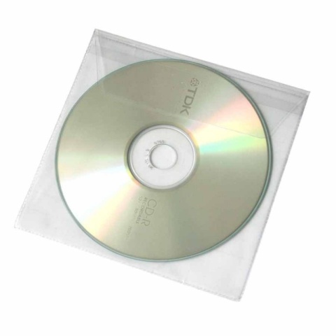 Kieszonka samoprzylepna na CD z klapką (5 szt.) 422055 ARGO
