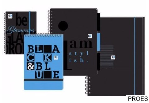 Kołozeszyt PP A5 100k kratka sp.po kr.boku INTERDRUK 7418