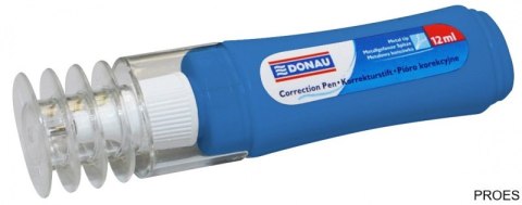 Korektor w piórze metalowa koncówka 12ml 7621001-99 DONAU
