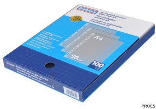 Koszulka krystaliczna DONAU A4 (100) karton 50mic DOX 1772100-00B