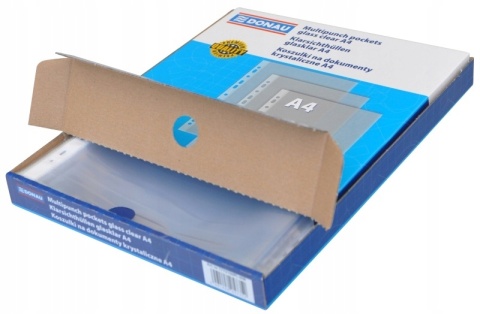 Koszulka krystaliczna DONAU A4 (100) karton 50mic DOX 1772100-00B