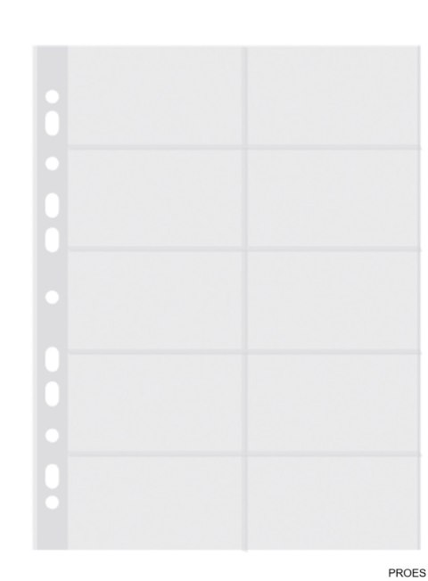 Koszulka na wizytówki DONAU A4 (10) 60mic 1716001PL-00