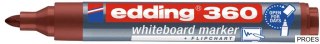 Marker do tablic okrągła końcówka 1,5-3 mm brązowy Edding 360/007/BR