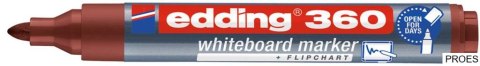 Marker do tablic okrągła końcówka 1,5-3 mm brązowy Edding 360/007/BR