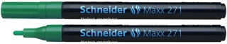 Marker olejowy SCHNEIDER Maxx 271, okrągły, 1-2mm, zielony, SR127104
