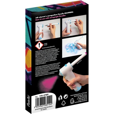 Markery wymienne Airbrush 6 kol. Fiorello GR-5604-6