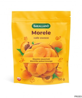 Morele suszone całe owoce 150g BAKALLAND