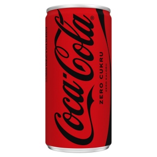 Napój COCA COLA ZERO 0.2L PUSZKA (24szt.) KAUCJA