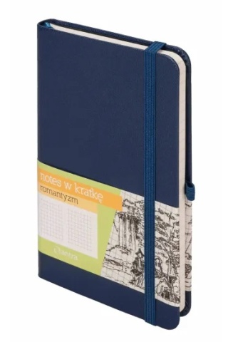 Notes ROMANTYZM A6 kratka granatowy ANTRA