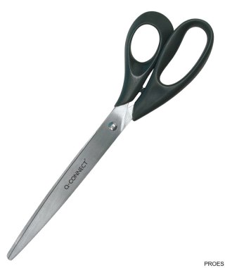 Nożyczki biurowe Q-CONNECT, klasyczne, 25,5cm, czarne