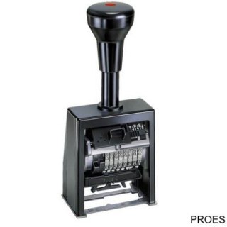 Numerator automatyczny B6 4.5mm/6 REINER REB6 obudowa metal, poduszka czarna