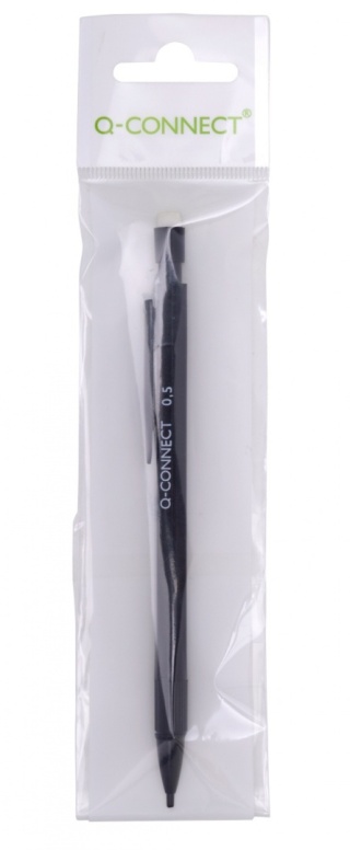 Ołówek automatyczny Q-CONNECT, 0,5mm, czarny KF18046