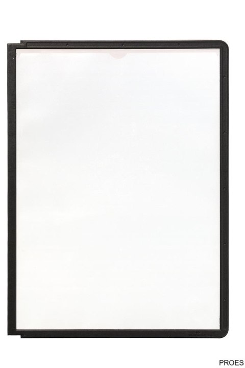 Panele prezentacyjne czarne (5) ramka SHERPA 5606-01 DURABLE