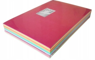 Papier xero A4 250 arkuszy 120g mix kolorów KRESKA