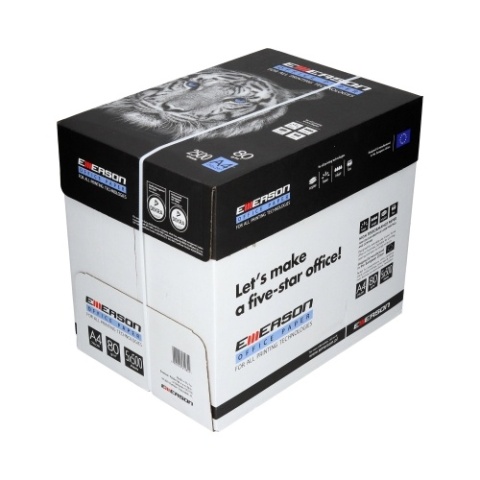 Papier xero A4 80g TIGER klasa białości C karton 5 ryz