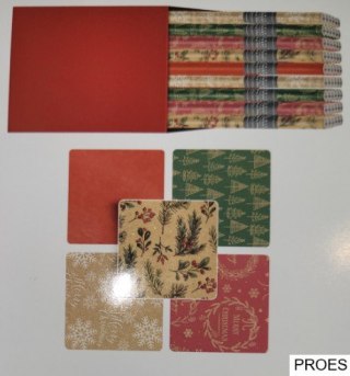 Papier ozdobny pakowy świąteczny CHRISTMAS KRAFT mix 200X70cm