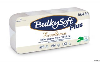 Papier toaletowy (8rolek) biały, celuloza, 3w, 23m, Excellence, 66430 BULKYSOFT