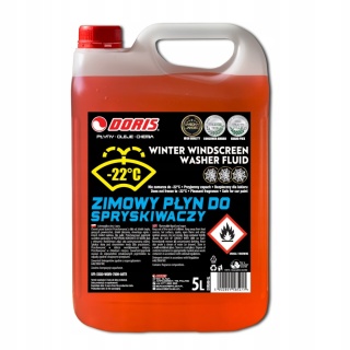 Płyn do spryskiwaczy 5L zimowy do -22C DORIS