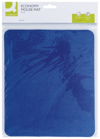 Podkładka pod mysz Q-CONNECT, 22x26 cm, niebieska, KF04516