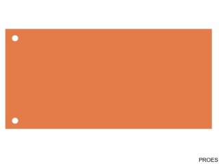 Przekładki kartonowe 1/3 A4 ARO pomarańczowe 100sztuk