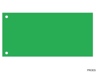 Przekładki kartonowe 1/3 A4 ARO zielone 100sztuk