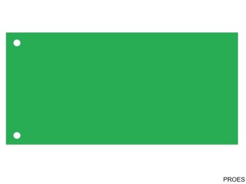 Przekładki kartonowe 1/3 A4 ARO zielone 100sztuk